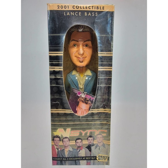 NSYNC Lance Bass Collectible Bobble Head Best Buy Exclusive From 2001 - Picture 1 of 9
